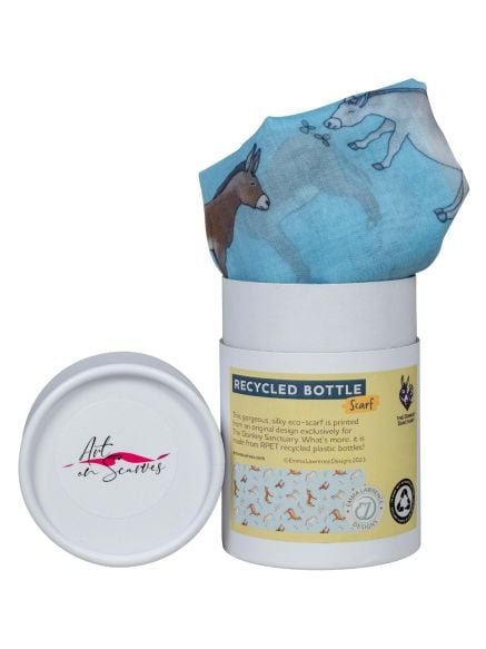 Emma Lawrence - Recycled Bottle Scarf - Blue